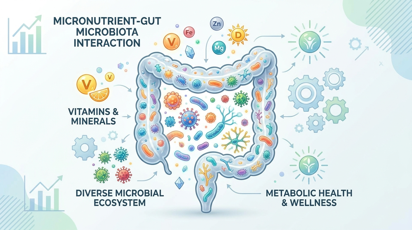 Micronutrienti e microbiota intestinale: analisi delle interazioni e implicazioni per la salute metabolica.