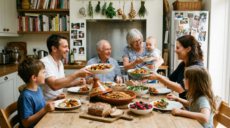 Le abitudini alimentari intergenerazionali promuovono una longevità sana e un sistema immunitario robusto