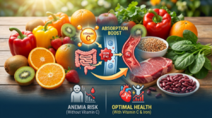 La vitamina C migliora l'assorbimento del ferro e combatte l'anemia