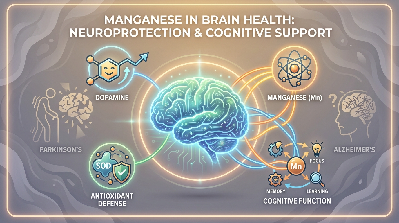 Il manganese e il suo ruolo nella salute cerebrale e nella prevenzione delle malattie neurodegenerative: evidenze e considerazioni cliniche