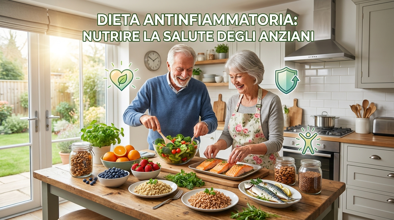 La dieta antinfiammatoria come strumento per migliorare la salute degli anziani