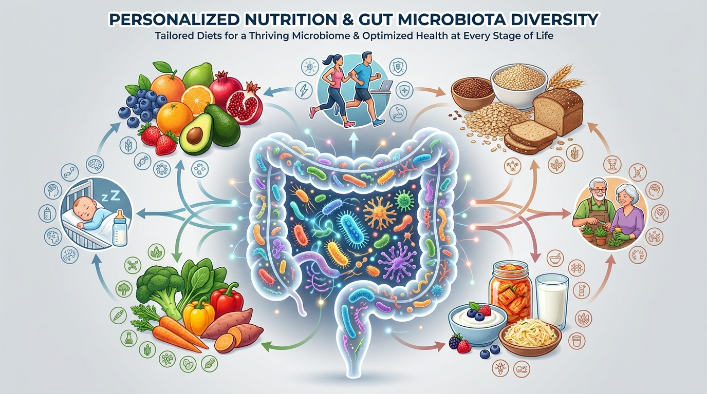 Nutrizione personalizzata e microbiota intestinale: l'impatto sulle esigenze metaboliche nelle diverse fasce d'età
