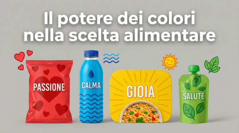 L'influenza dei colori delle confezioni alimentari sulla percezione del gusto e le scelte di acquisto dei consumatori