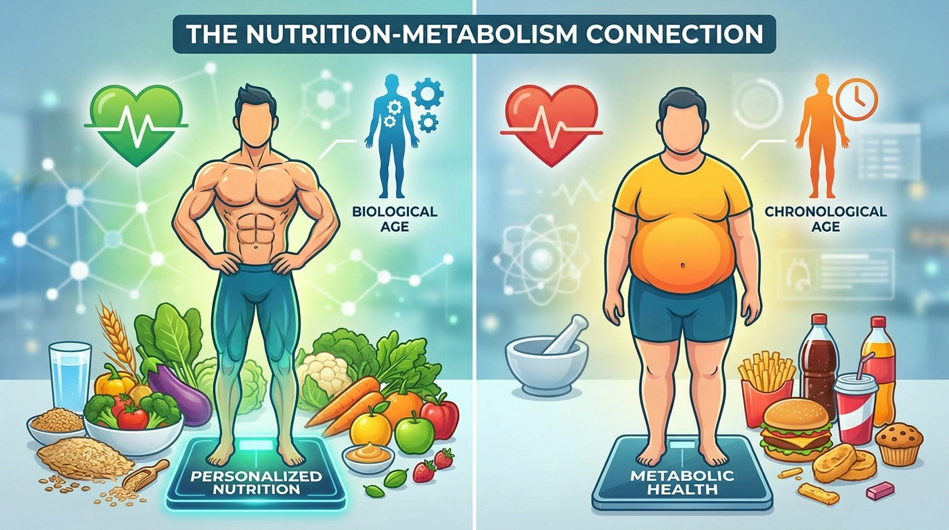 Nutrizione Personalizzata: L'Impatto della Composizione Corporea e dell'Età Biologica sulla Salute Metabolica