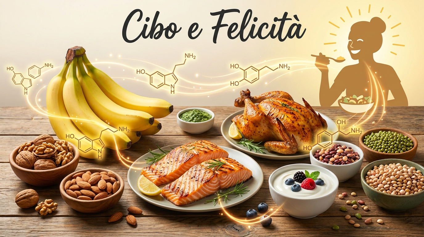 Cibo e Salute Mentale: Come le Scelte Alimentari Influiscono sui Neurotrasmettitori e il Benessere Psicologico