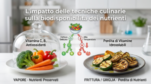 Come le Tecniche Culinarie Influenzano l'Assorbimento dei Nutrienti: Un'Analisi della Biodisponibilità in Cucina